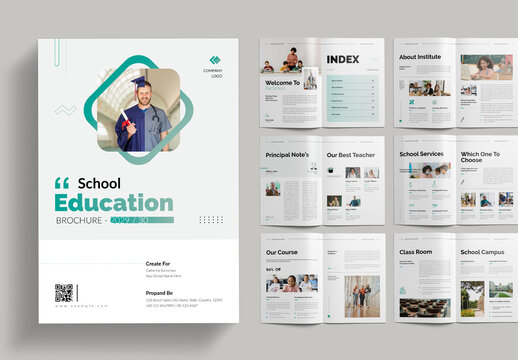 School Education Brochure Template