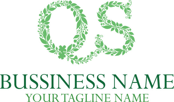 QS Q qs initial logo | initial based abstract modern minimal creative logo, vector template image. luxury logotype logo, real estate homie logo. typography logo. initials logo