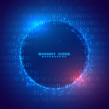 digital binary code programming algorithm tech background