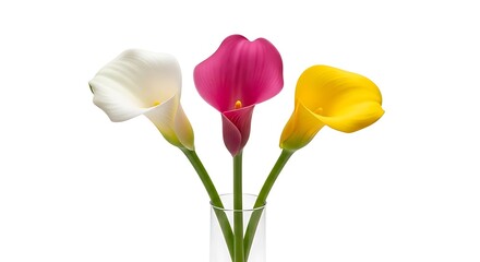 Obraz premium Colorful Freesia Flowers in Vase.