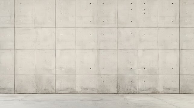 Smooth Gray Concrete Wall with Even Surface and Minimal Texture