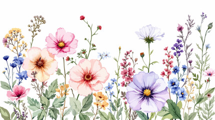 Fototapeta premium spring flowers in the grass