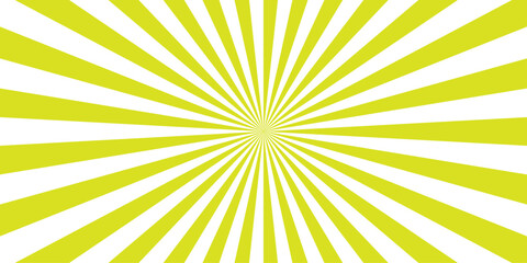 Obraz premium Minimal sunrise radiate striped wave geometric circus light Colorful sun rays sunburst pattern background. Sunburst background vector illustration pattern beam rays.