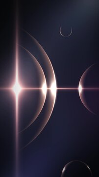 Cosmic rune glowing with bright golden light abstract