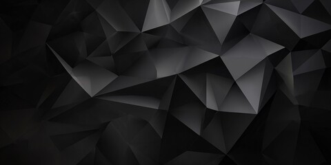 Obraz premium Dark geometric shapes form a textured, abstract pattern