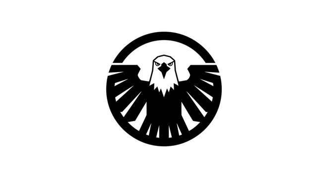Geometric Eagle in Circle