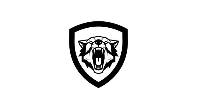 Roaring Wolf Shield Emblem