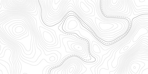 Abstract discovery topographic map banner texture background, modern curve abstract topo map design,Contour background geographic grid. Vector illustration. © AFROZAOPORNA