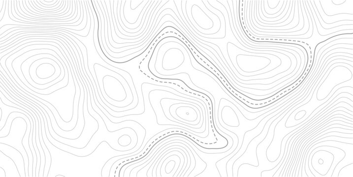 Abstract discovery topographic map banner texture background, modern curve abstract topo map design,Contour background geographic grid. Vector illustration.