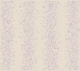 Fototapeta premium Structured Data Waterfall - Parallel Binary Columns for Server Architecture