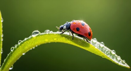 ladybug on leaf