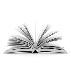 Fototapeta premium open book with pages fanned out vector illustration