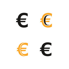 Obraz premium Euro Symbol Variations vector illustration