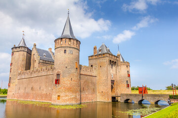 Medieval castle, Muiderslot, Muiden, The Netherlands