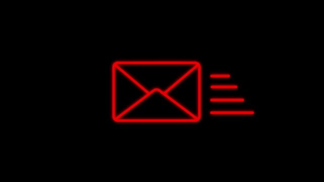 Red envelope with three horizontal lines on black background minimalist digital red envelope digital minimalist three horizontal lines