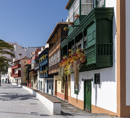 Fototapeta premium Houses in Santa Cruz de La Palma