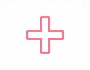 Obraz premium Plus Add Symbol Icon