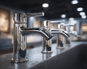 Modern Faucet Installation in a Contemporary Kitchen Environment