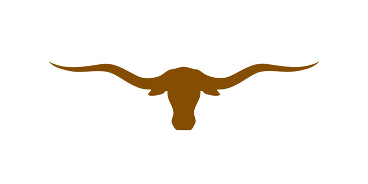 Texas Longhorn Bull emblem of Fort Worth city, Texas, US