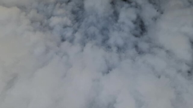 Extreme Cold Liquid Nitrogen Vapor Clouds Spreading Across Surface