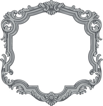 Frame for wedding invitation