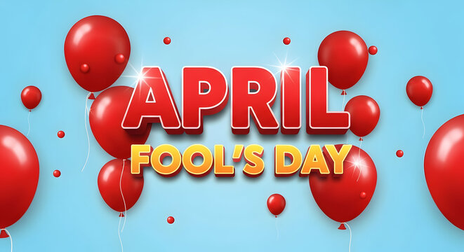 Celebrating april fools day with laughter and pranks on a bright and joyful holiday