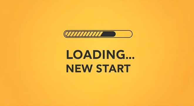 Loading new start screen with progress bar animation