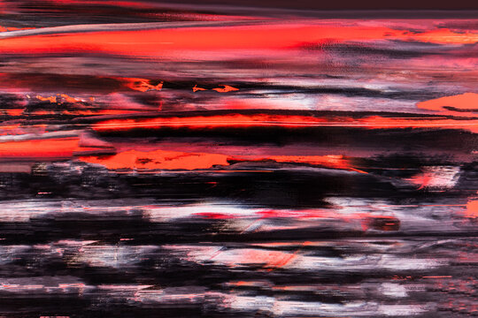 Abstract acrylic paint background in vibrant hues