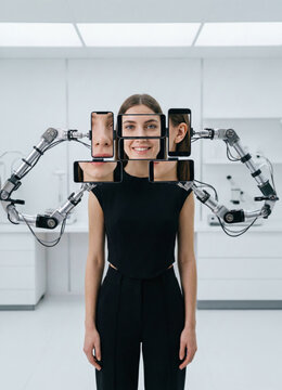Innovative virtual reality interface with smartphone displays