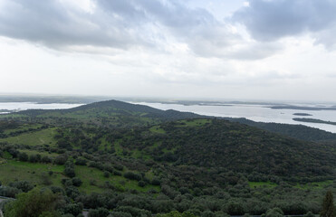 Fototapeta premium Panoramic View of Monsaraz from the Castle
