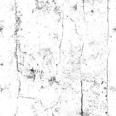 Fototapeta premium Seamless cracked concrete texture with subtle distressed grunge pattern. Transparent PNG overlay suitable for rough surfaces, vintage wall backgrounds, graphic design overlays and poster textures