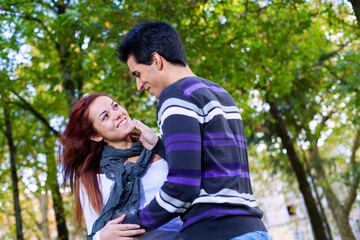 Obraz premium Love and affection between a young couple