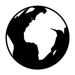 Earth icon vector