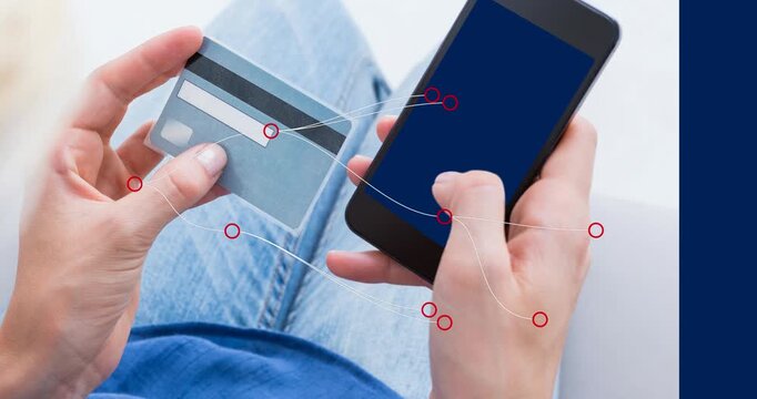 Animation of people over hands of doctor using tablet