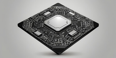 xai-GFQFR5gICmlA5AelDG5ArIxkCiW6sXpQmKBlUskfVuJOElCAKEluW2a9jYRvWNuyccTNresid8IVkrrV Abstract Futuristic Digital Microchip Processor on Black Background