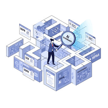 AI Governance Compliance Analysis GDPR SOX HIPAA Ethical Artificial Intelligence Regulation Framework Inspection and Oversight