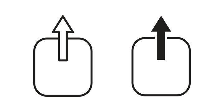 Share icon with editable stroke and solid design vectors