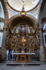 Obraz premium Cadiz, Spain 03.26.2019: The Inside Of The Old Cathedral,Cadiz