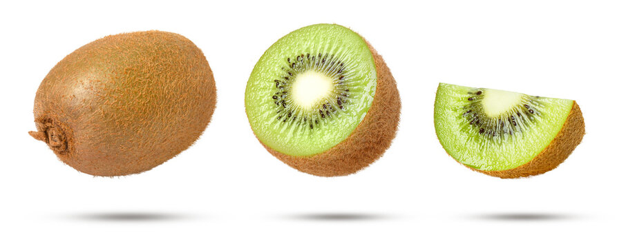 kiwi fruit on transparent background