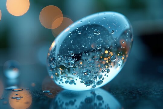 Close-Up Precision in Glass Art