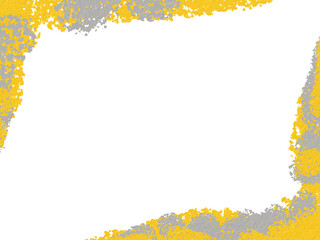 Obraz premium Elegant autumn design featuring a illustration of a yellow floral frame with gold maple leaves and nature patterns on a seasonal wallpaper background