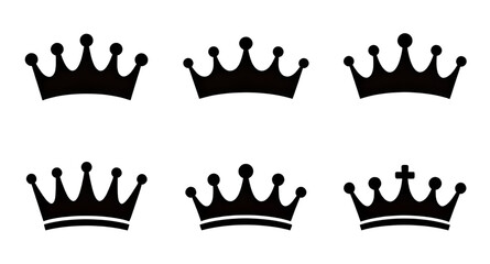 crown, royal, king, queen, monarchy, regal, luxury, tiara, prince, princess, power, authority, noble, prestige, emblem, badge, symbol, icon, silhouette, black, shape, design, graphic, vector, clipart, © mrpixel