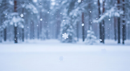 Fototapeta premium snow covered trees