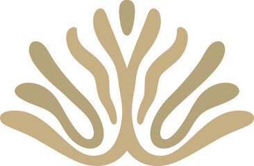 Obraz premium Organic Logo Modern Shapes