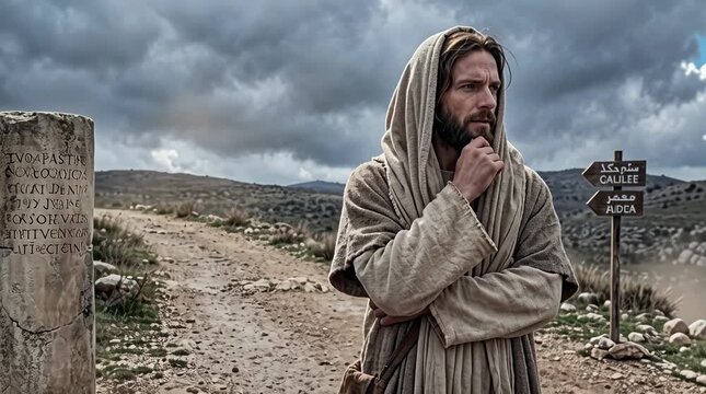 Jesus hesitating at Galilee-Judea border