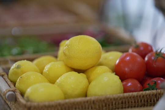 Different fruits and vegetables