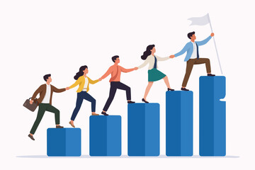 Teamwork and Success Concept