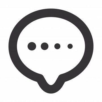 Bubble Chat animation icon for social media, presentations, videos, websites. alpha channel