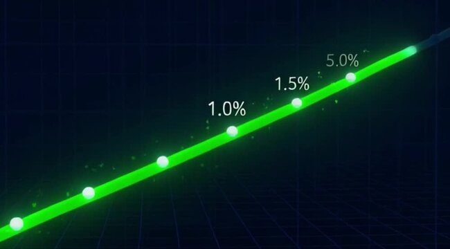 Business Growth Chart: Financial Success & Investment Strategy Data Visualization