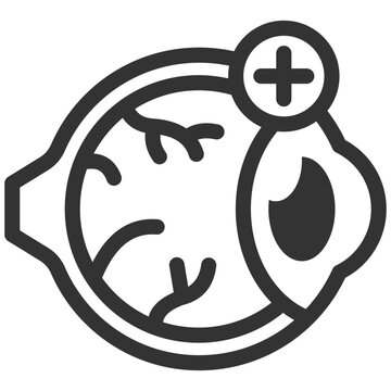 Hyperopia Outline Icon